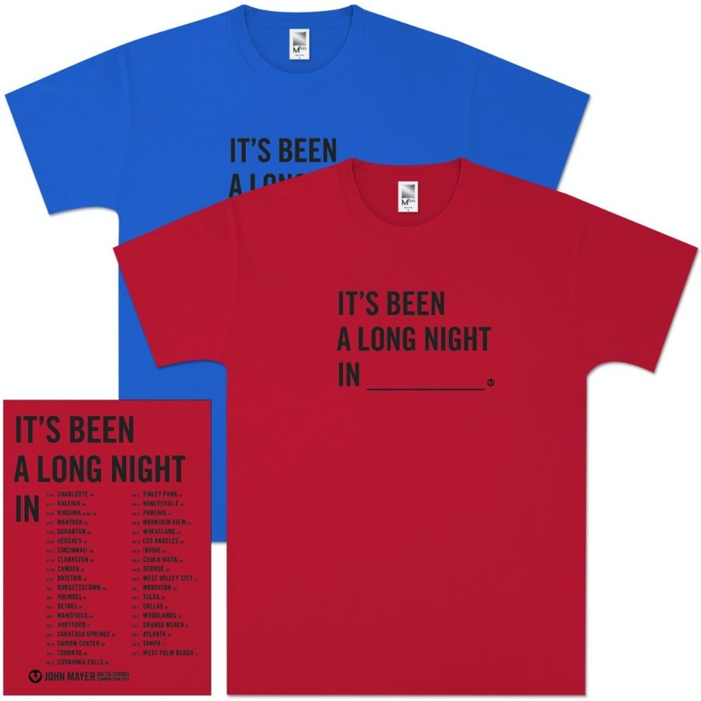 John Mayer Concert Tee from early 2000s